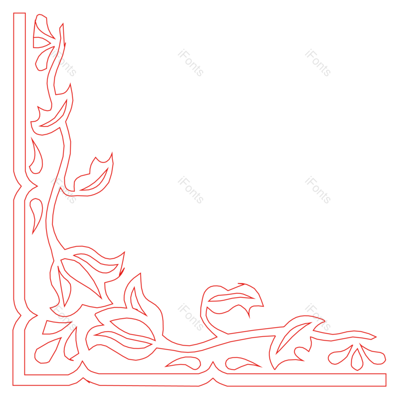 边框图片,中国风元素,花纹PNG,图案免抠素材